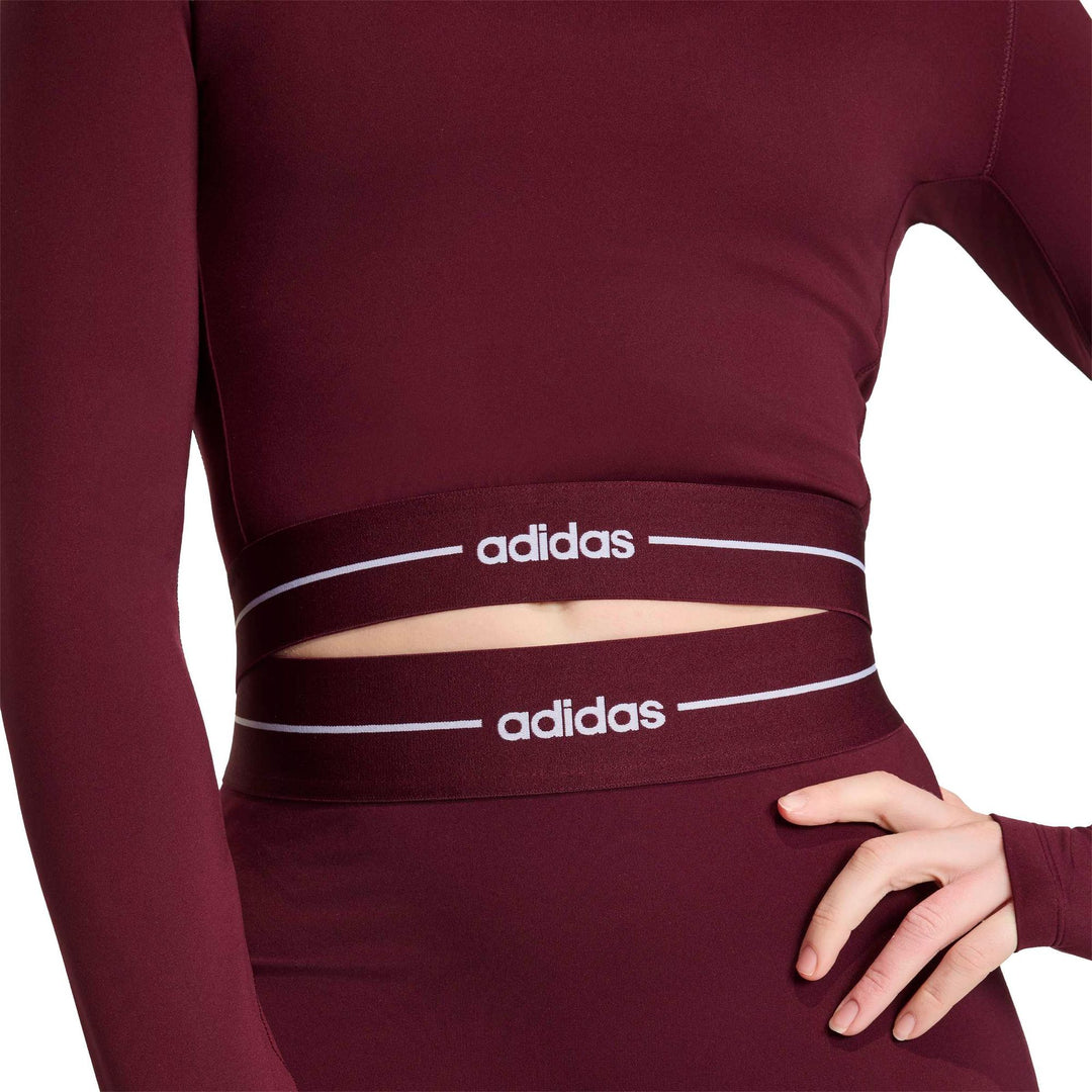 adidas Q1 Hyg Ls - maroon
