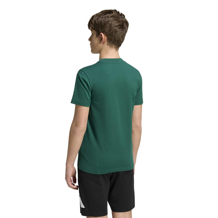 adidas J Bl Tee 160 - cgreen/white