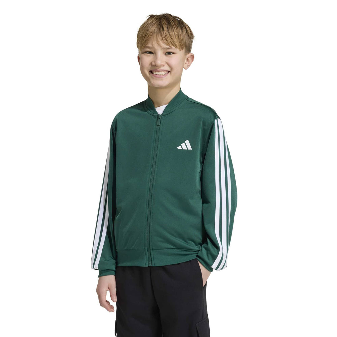 adidas J 3S Fz Tr Tt - cgreen/white