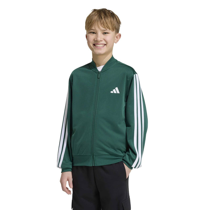adidas J 3S Fz Tr Tt - cgreen/white