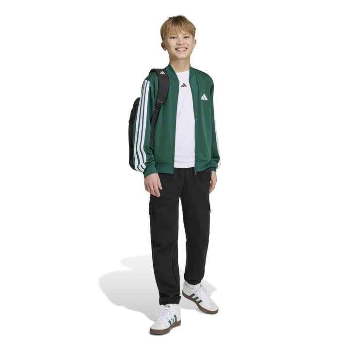 adidas J 3S Fz Tr Tt - cgreen/white