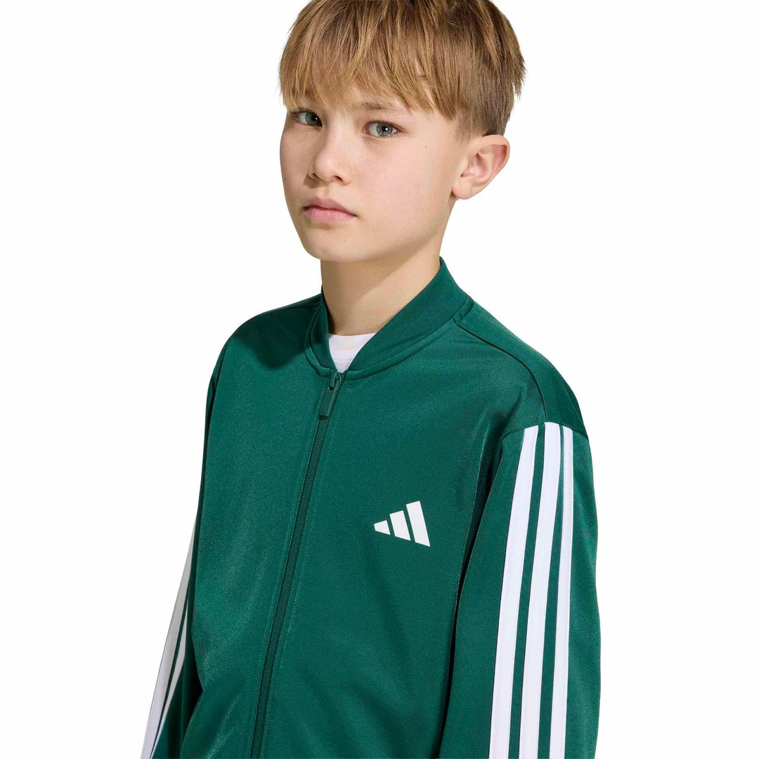 adidas J 3S Fz Tr Tt - cgreen/white