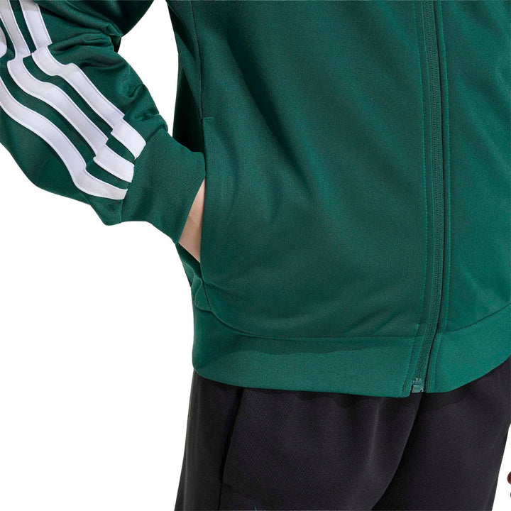 adidas J 3S Fz Tr Tt - cgreen/white