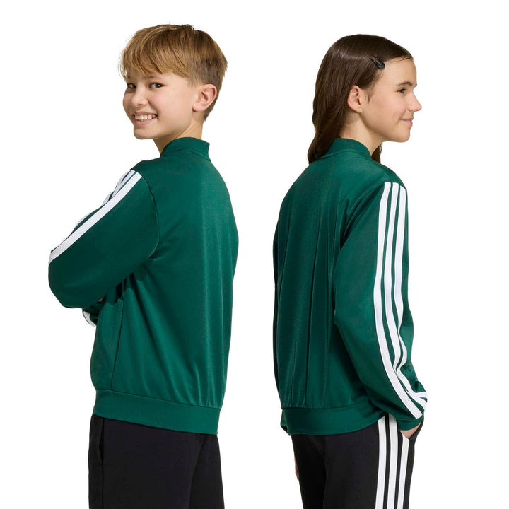 adidas J 3S Fz Tr Tt - cgreen/white