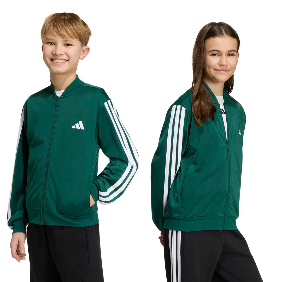 adidas J 3S Fz Tr Tt - cgreen/white