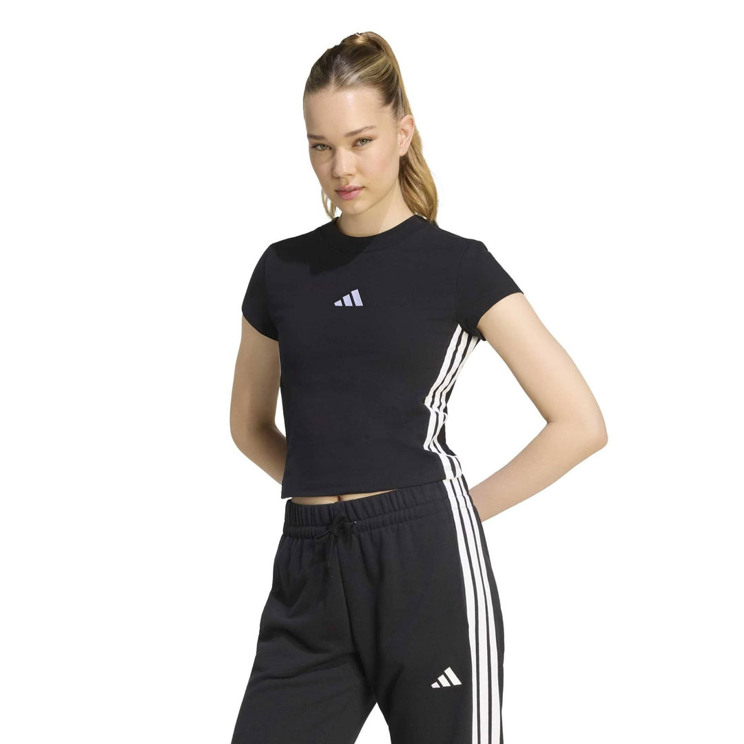 adidas W 3S Pad Baby T - black/white