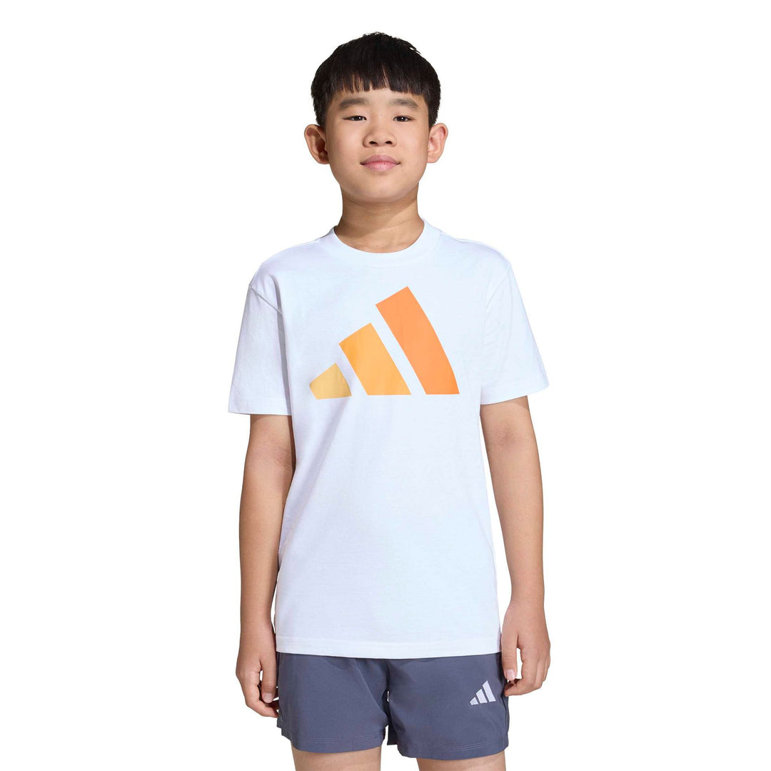 adidas J Bl Tee 160 - white/seicta/puta/puo