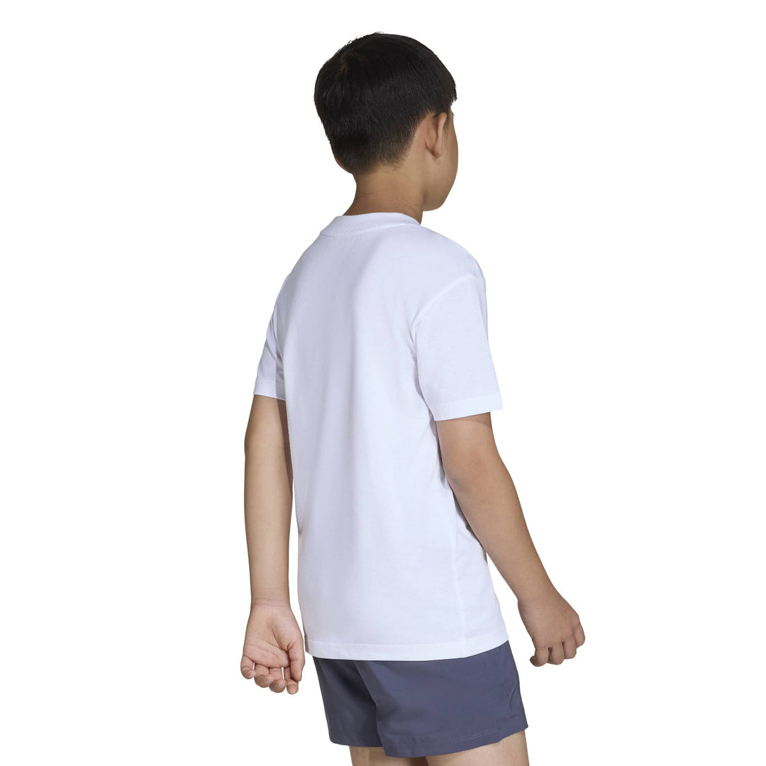 adidas J Bl Tee 160 - white/seicta/puta/puo