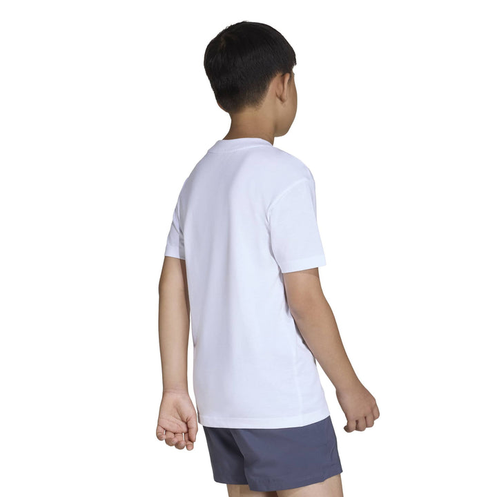 adidas J Bl Tee 160 - white/seicta/puta/puo