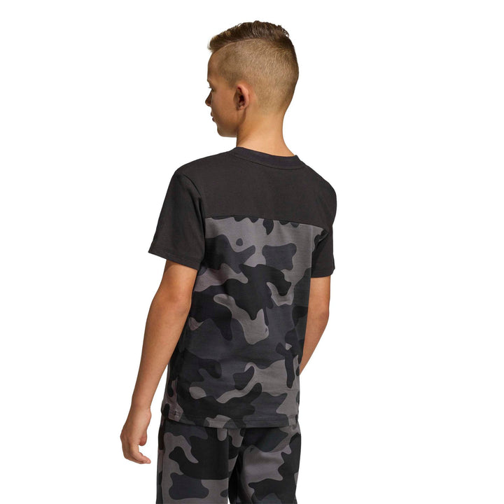 adidas J  Camo T - black/carbon