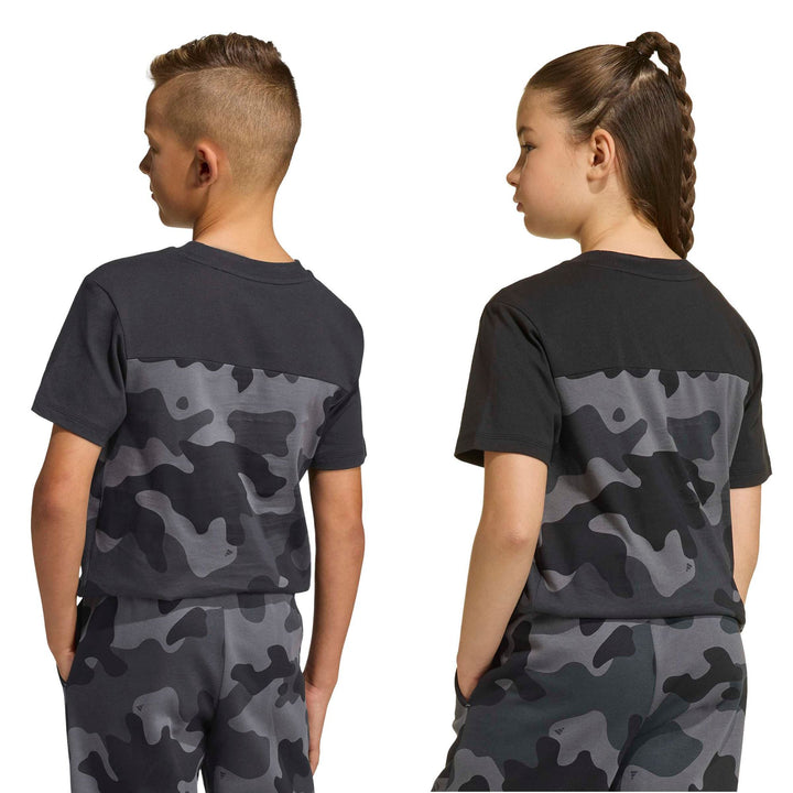 adidas J  Camo T - black/carbon