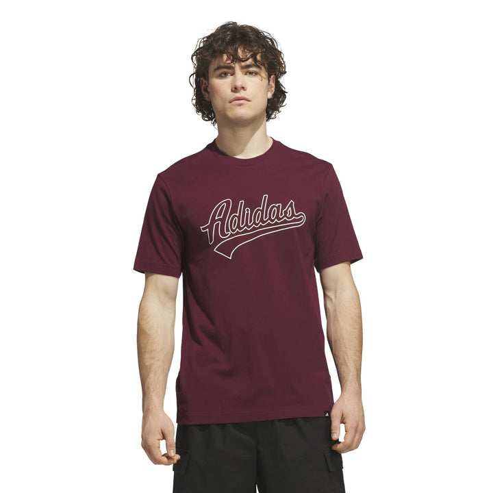 adidas M Vrst Tlswp T - maroon
