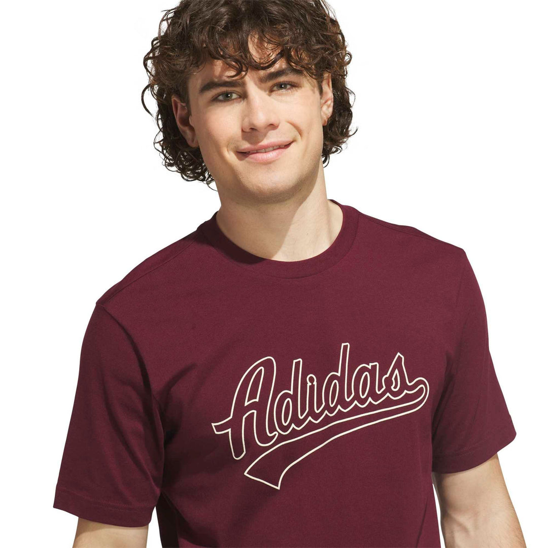adidas M Vrst Tlswp T - maroon