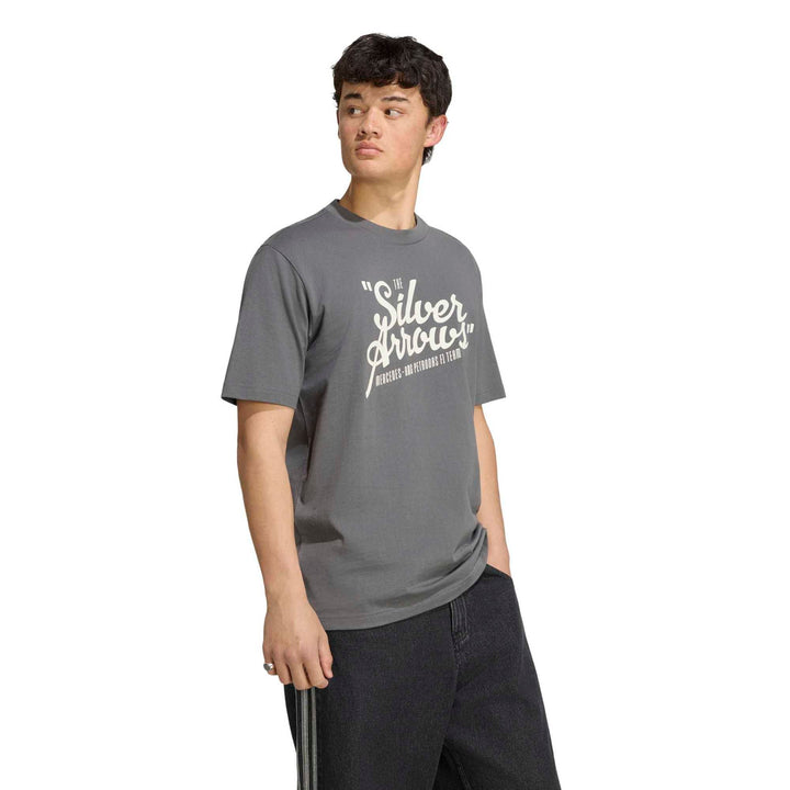 adidas Mer Sa Tee 03 - granit/owhite