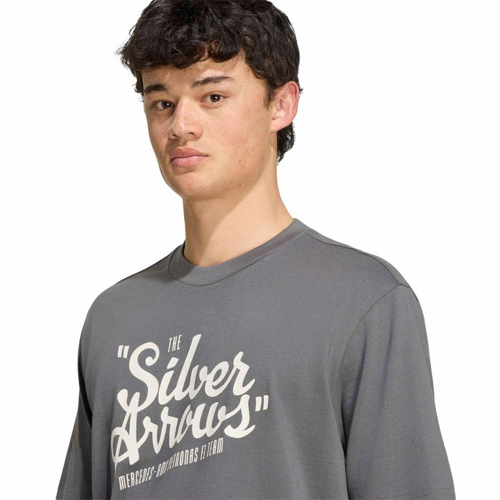 adidas Mer Sa Tee 03 - granit/owhite