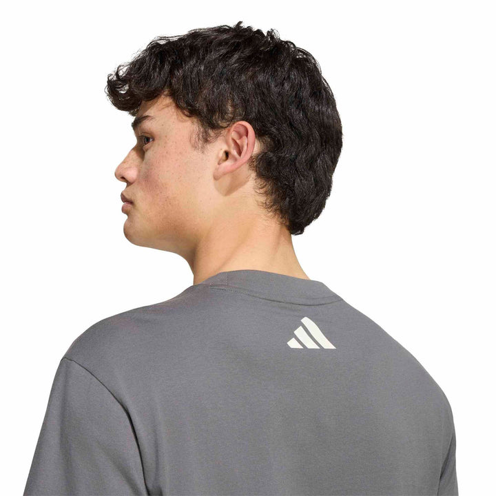 adidas Mer Sa Tee 03 - granit/owhite