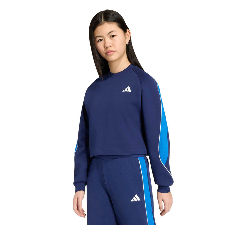 adidas Jg Std  Swt - dkblue/broyal/white