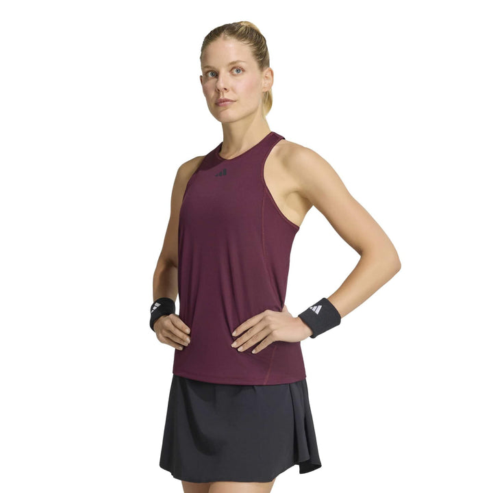 adidas Club Tank - maroon