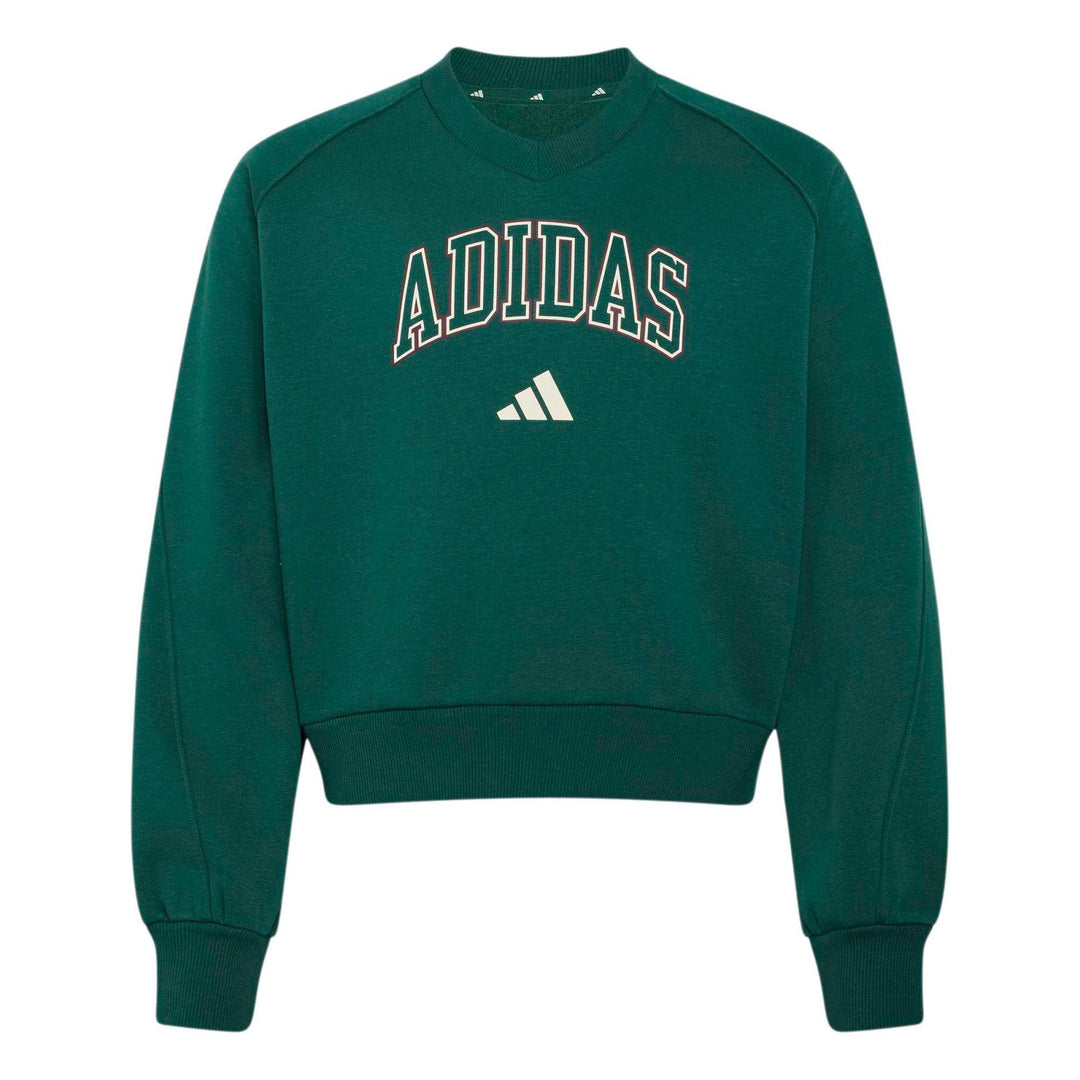 adidas Jg Clgt V-Neck - cgreen/ivory