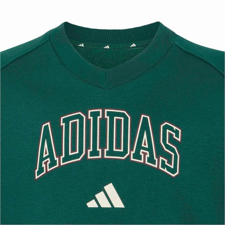 adidas Jg Clgt V-Neck - cgreen/ivory