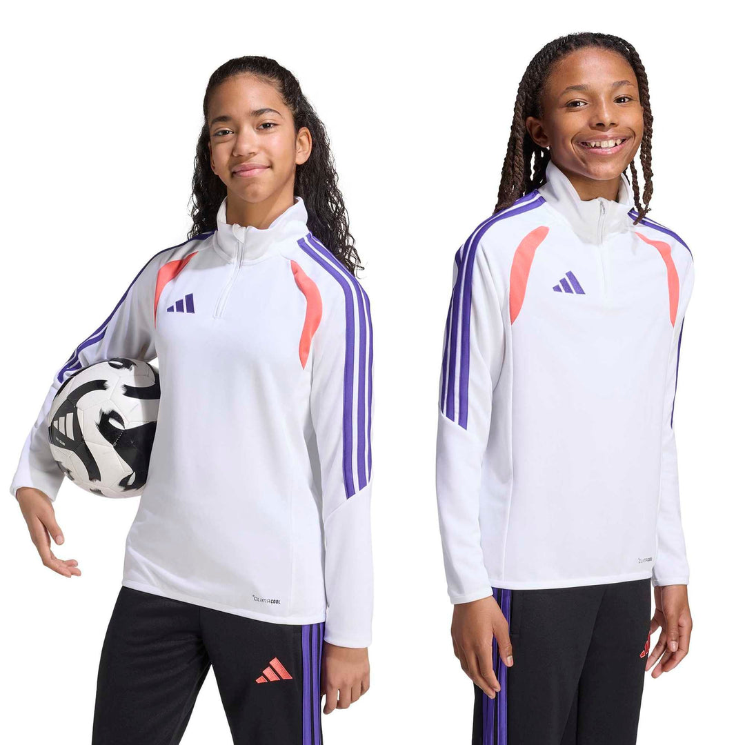adidas Tiro26L Tr Topy - white/purpur/semtur