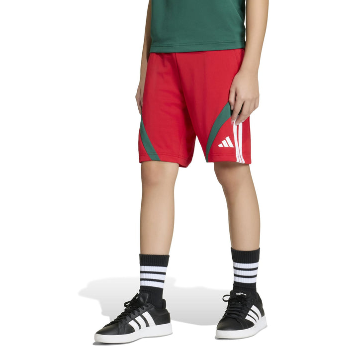 adidas J Hot Sho - betsca/white/drkgrn