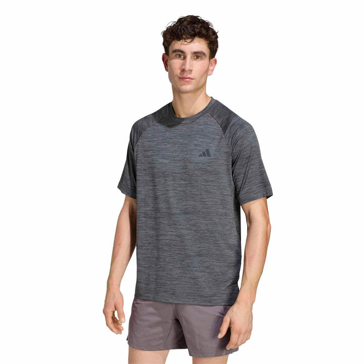 adidas Techess Tee - black/grefiv