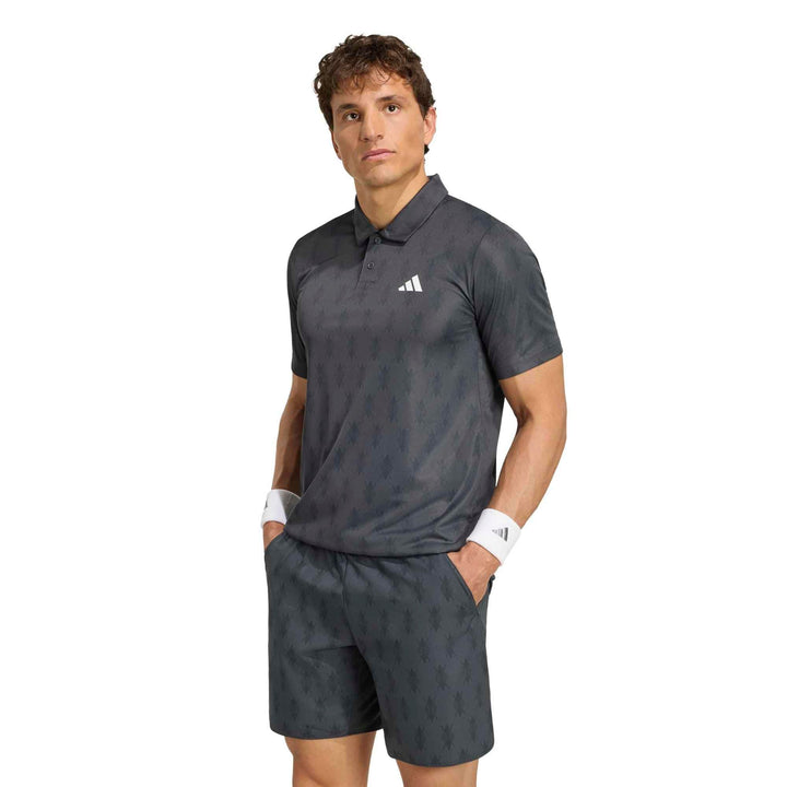 adidas Club Graph Polo - carbon/black