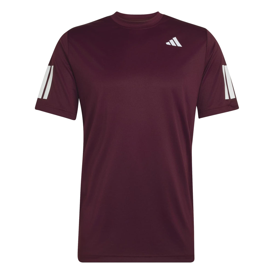 adidas Club 3Str Tee - maroon