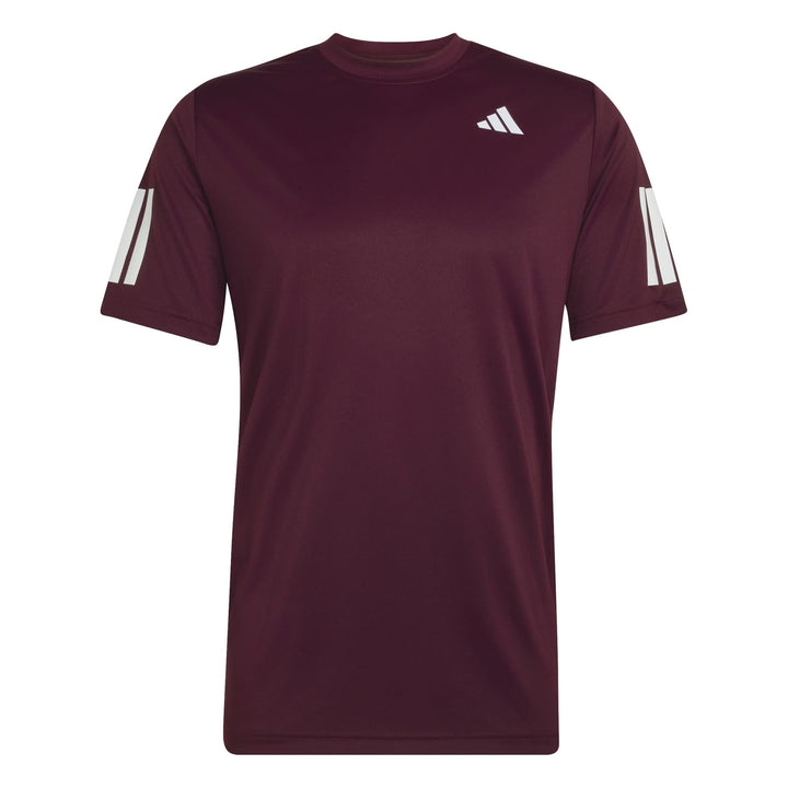 adidas Club 3Str Tee - maroon