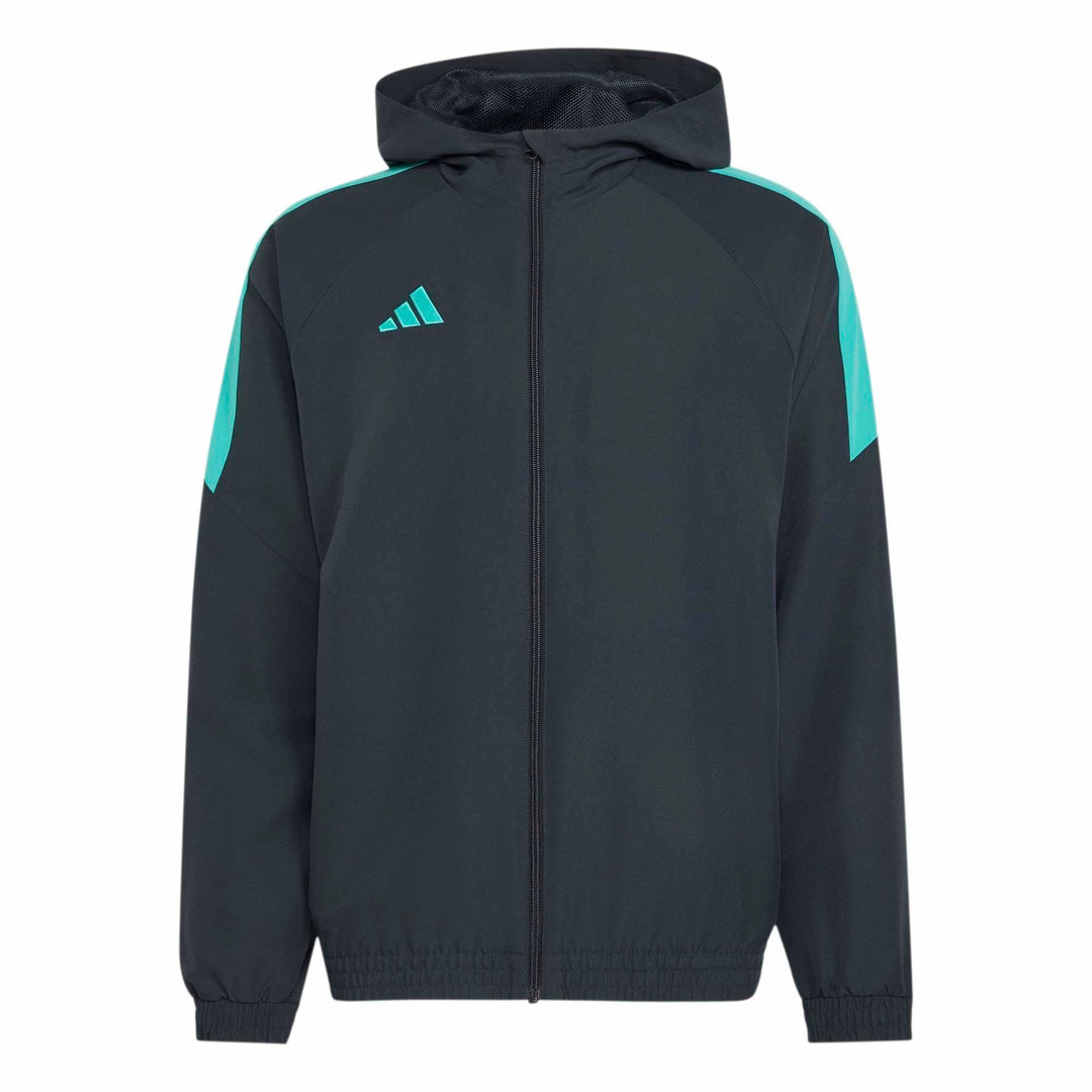 adidas Tiro Es W Hood - ntgrey/minrus/white