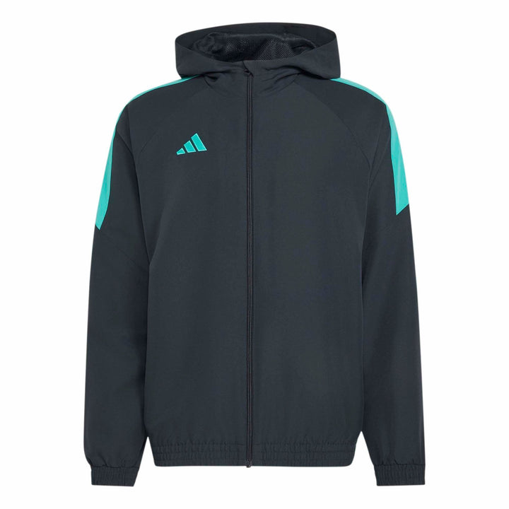 adidas Tiro Es W Hood - ntgrey/minrus/white