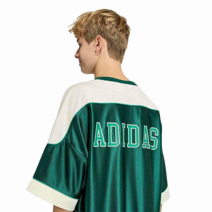 adidas J Std Jrsy Sht - cgreen/ivory/cougrn