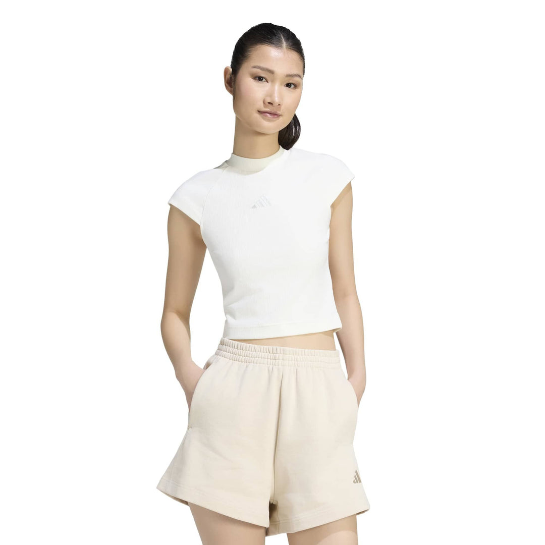 adidas W Ak Sl Rib Tee - owhite