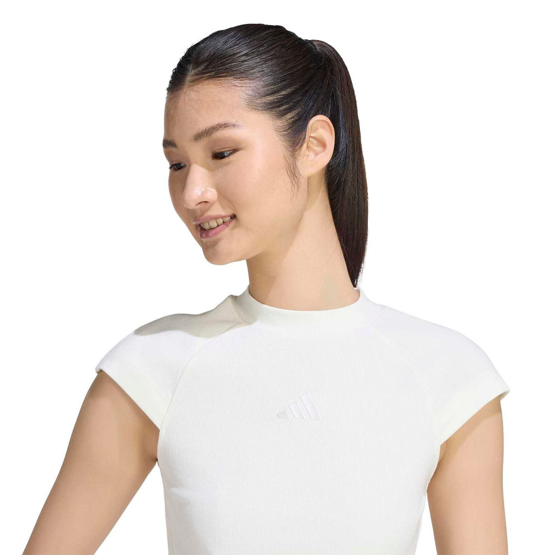 adidas W Ak Sl Rib Tee - owhite