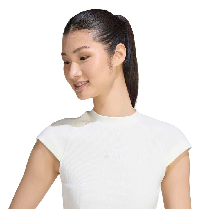 adidas W Ak Sl Rib Tee - owhite