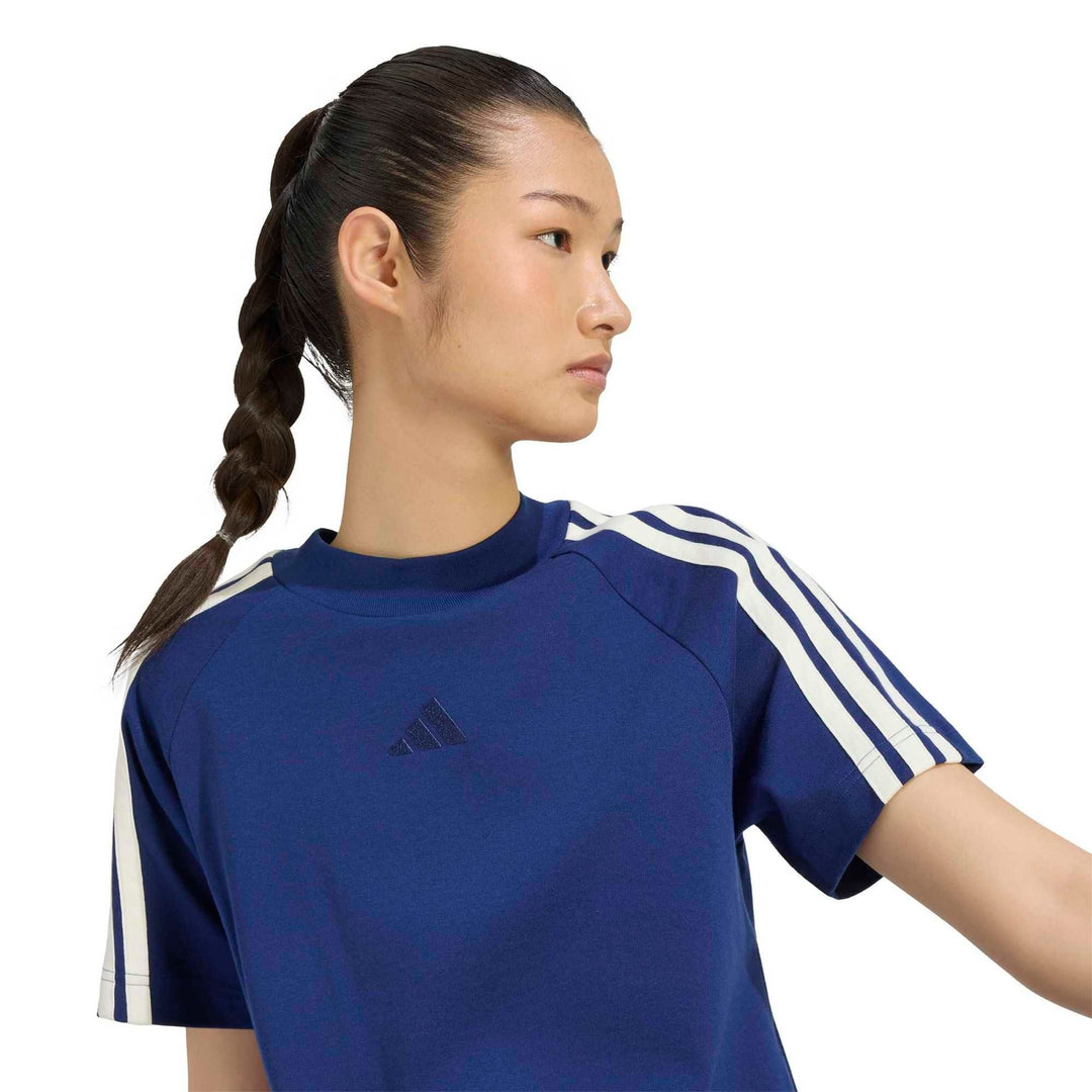 adidas W Ak 3S Tee - dkblue/owhite