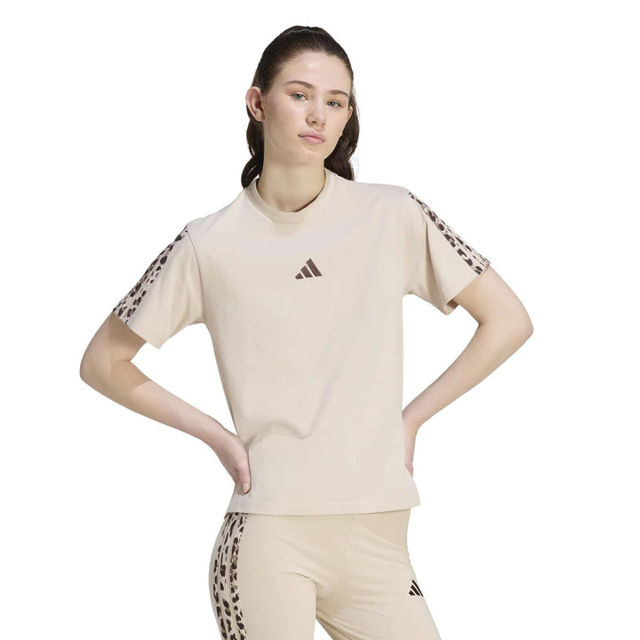 adidas W Aop 3S Sj Tee - crli/multco/crli
