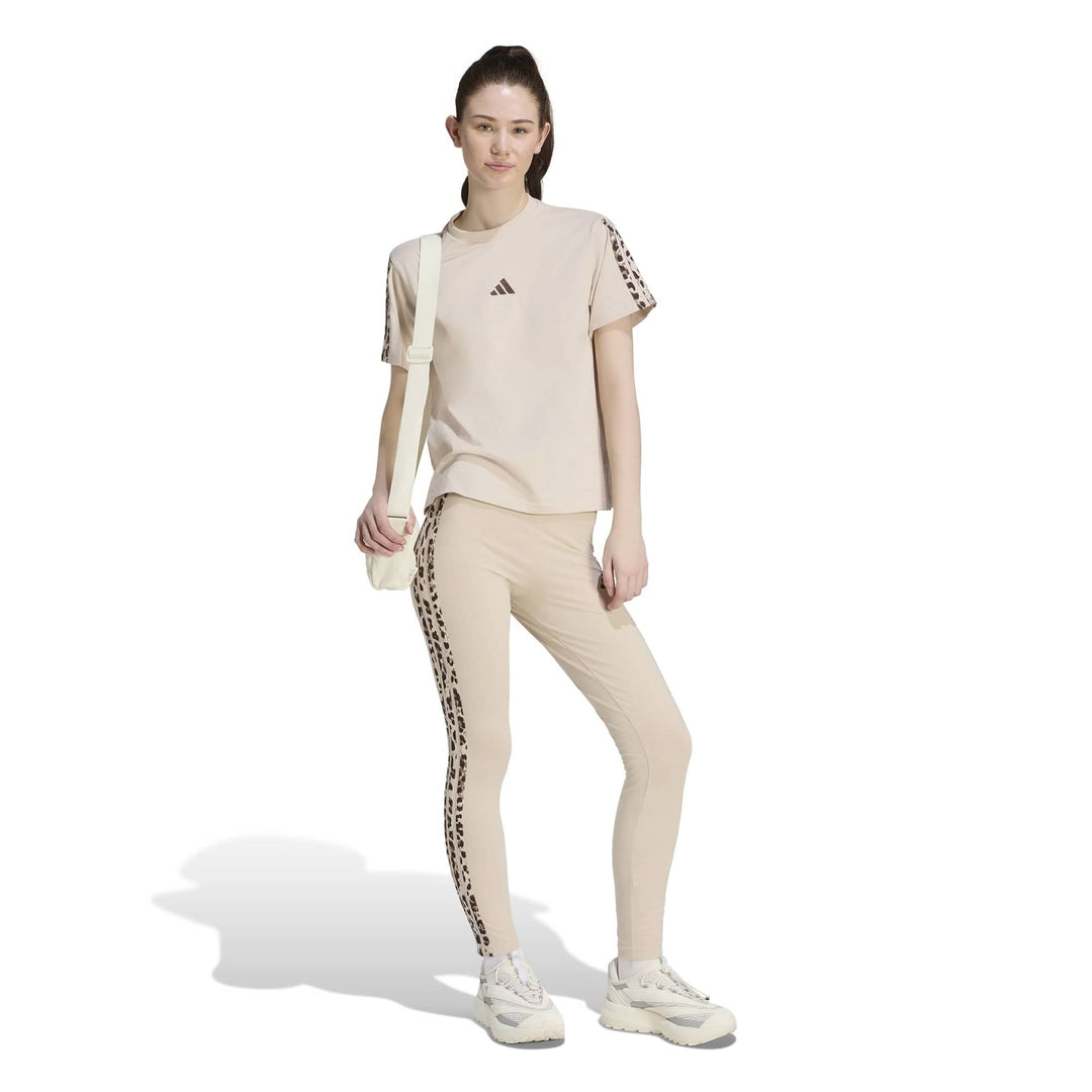 adidas W Aop 3S Sj Tee - crli/multco/crli