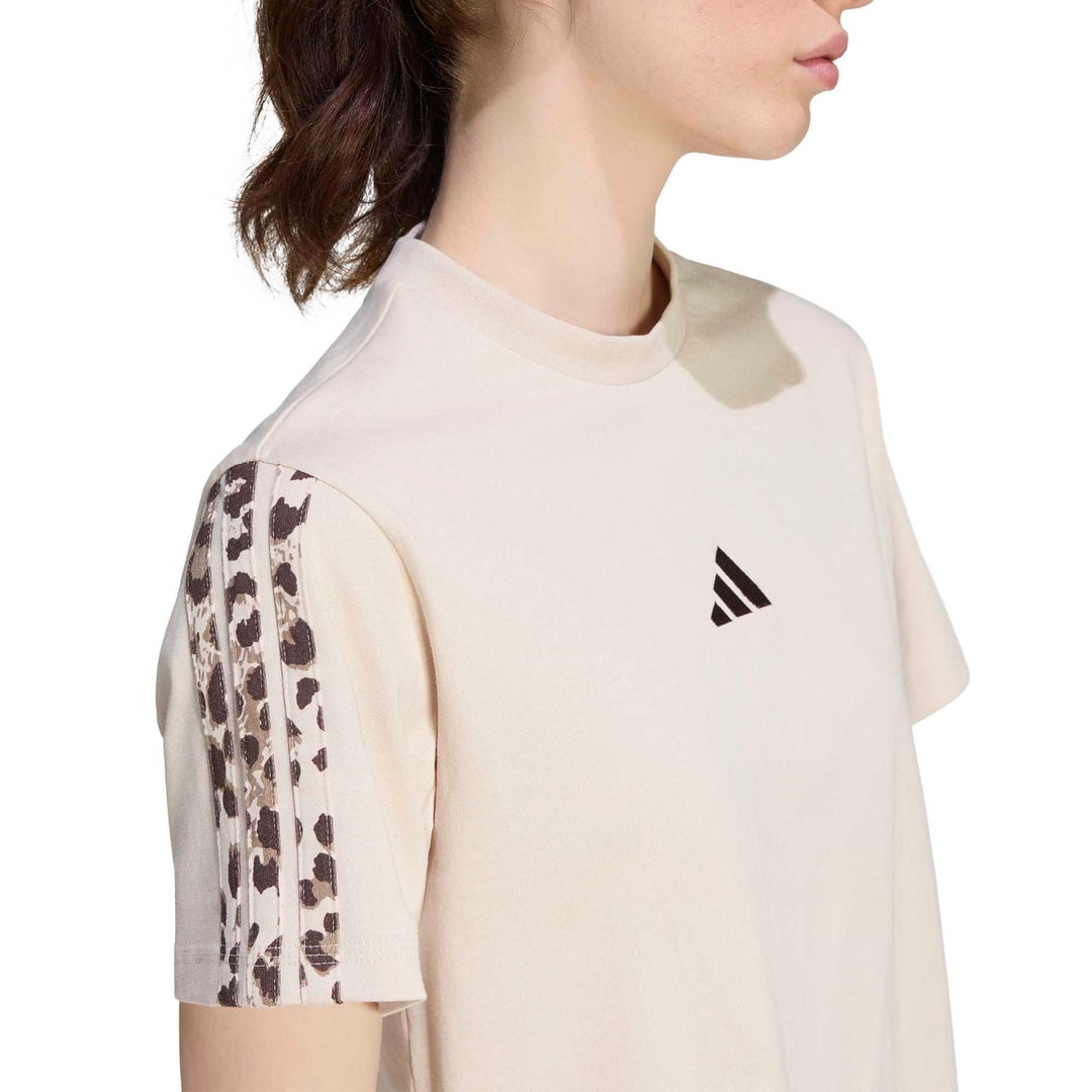 adidas W Aop 3S Sj Tee - crli/multco/crli