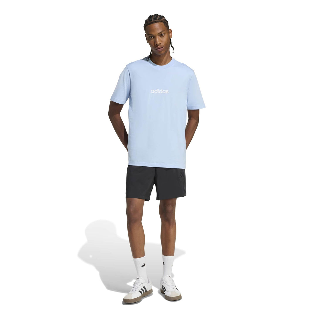 adidas M Lin Sj T - globlu/white