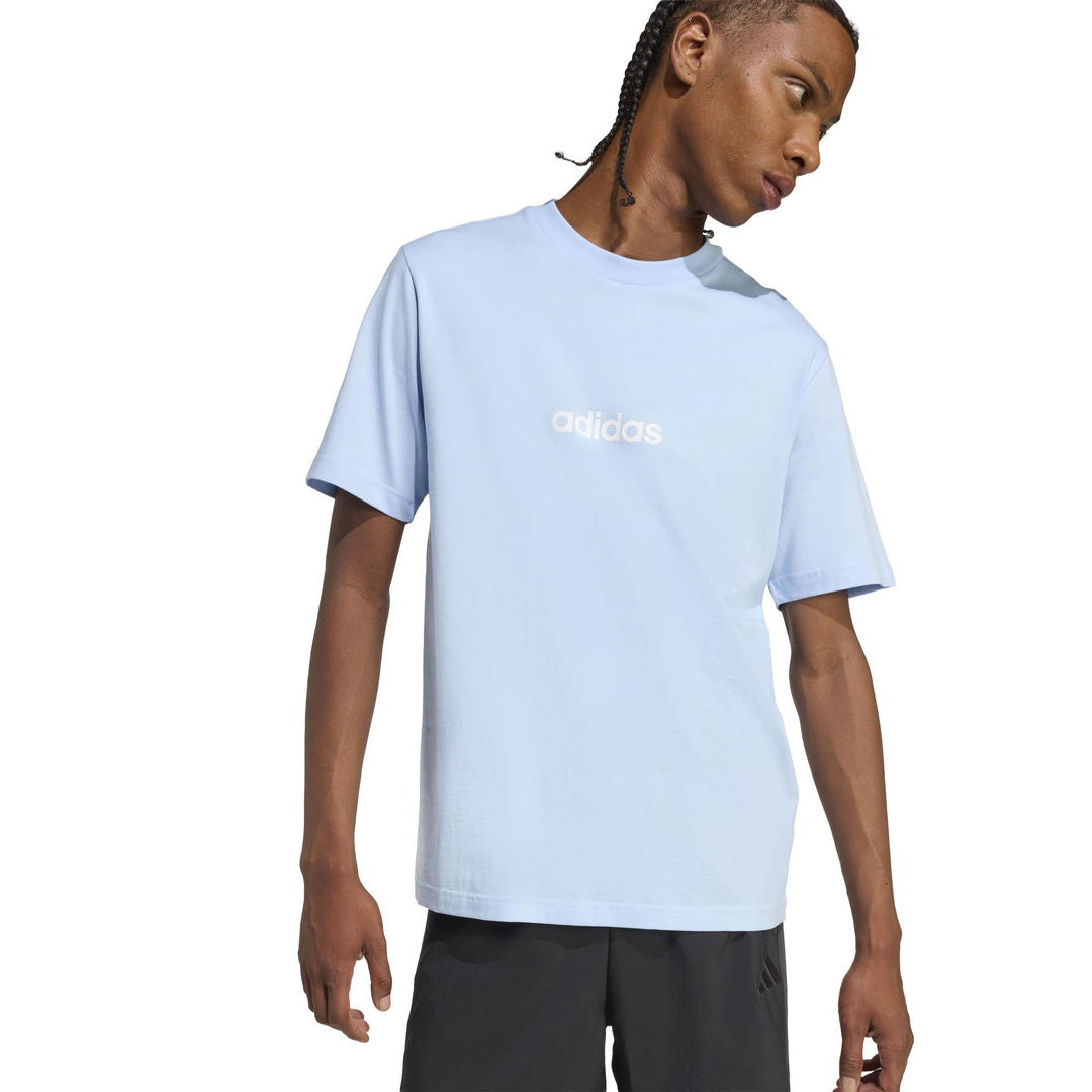 adidas M Lin Sj T - globlu/white