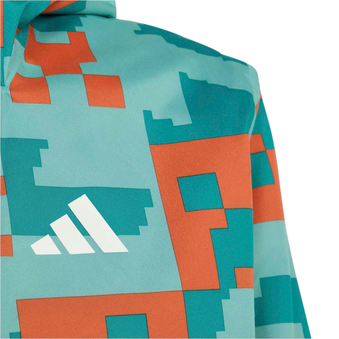 adidas K Mc Mt Rn Jacke - stfaoc/eqtgrn/foxora