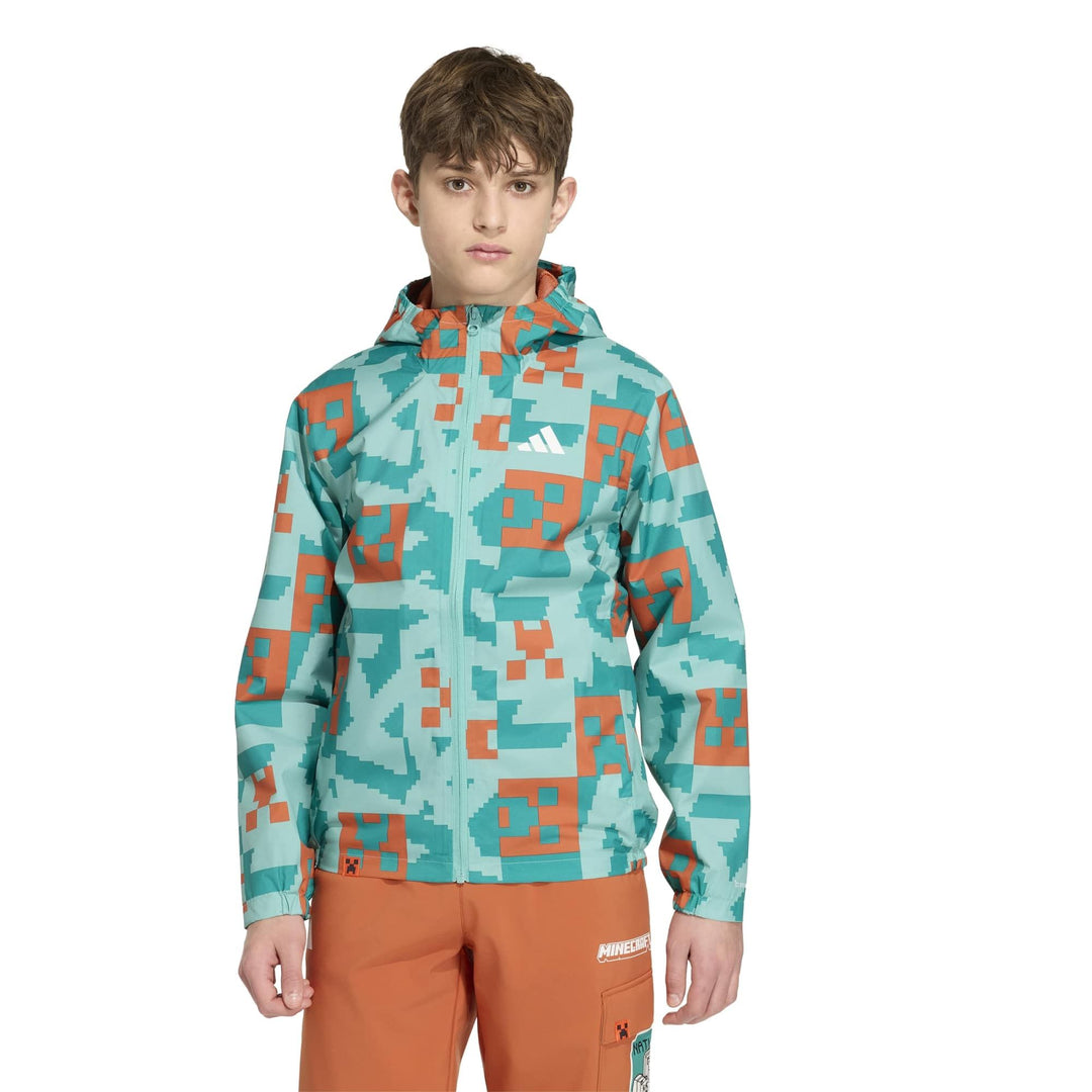 adidas K Mc Mt Rn Jacke - stfaoc/eqtgrn/foxora