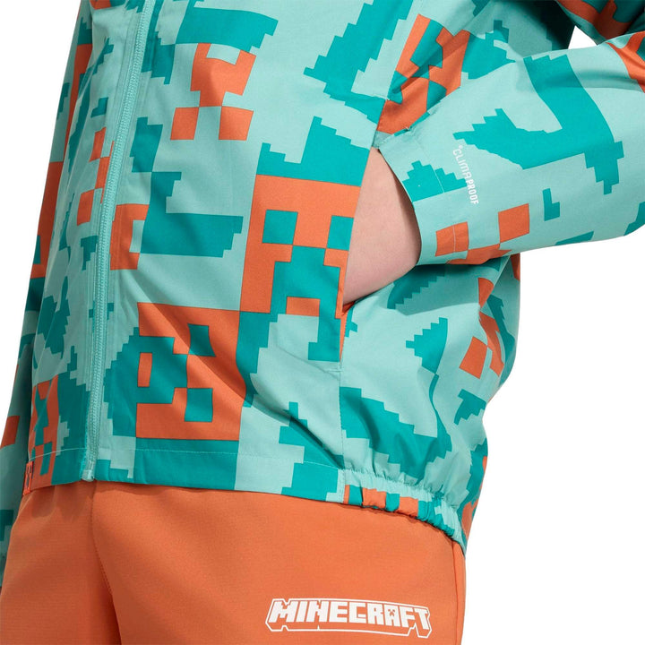 adidas K Mc Mt Rn Jacke - stfaoc/eqtgrn/foxora