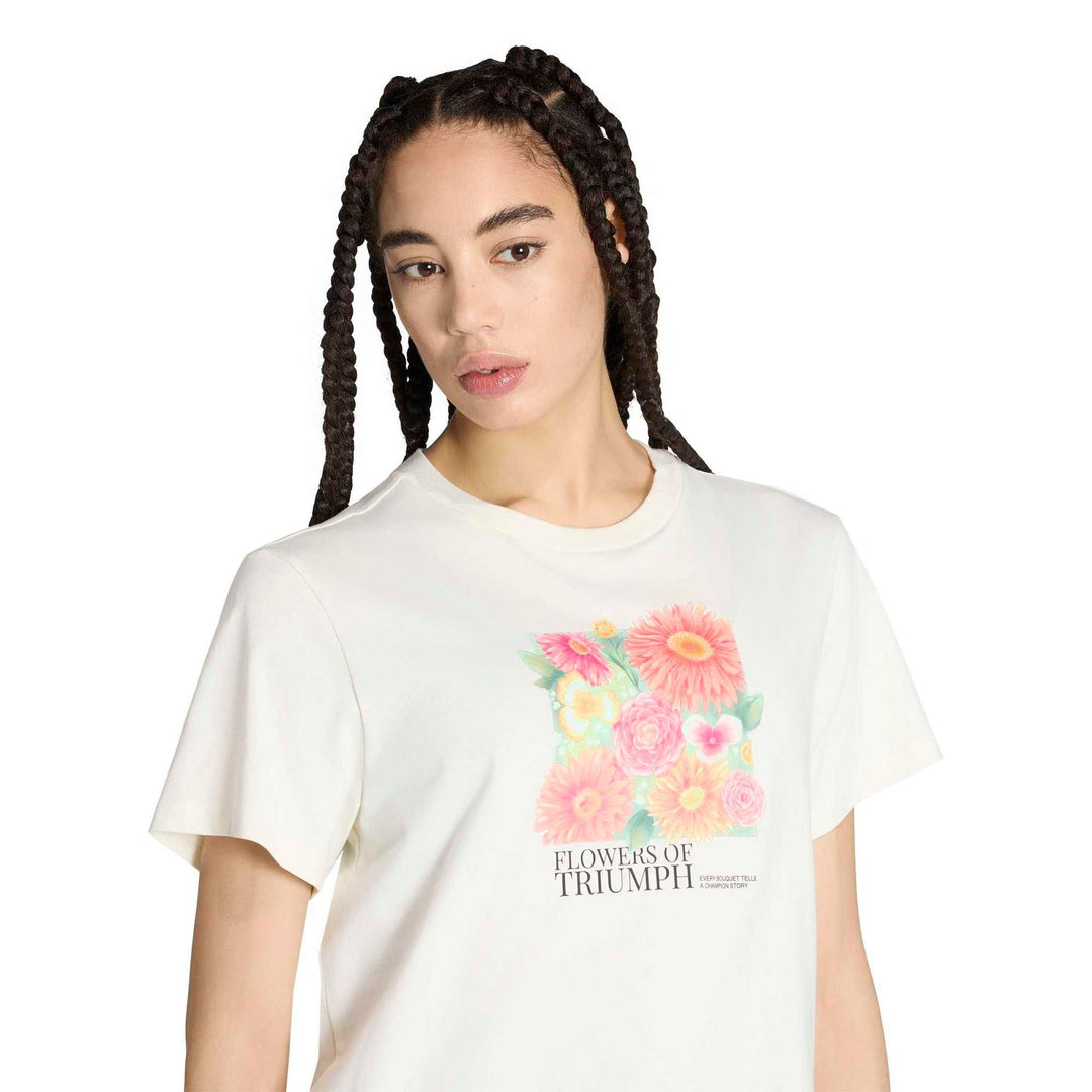 adidas Floral L T 2 - owhite