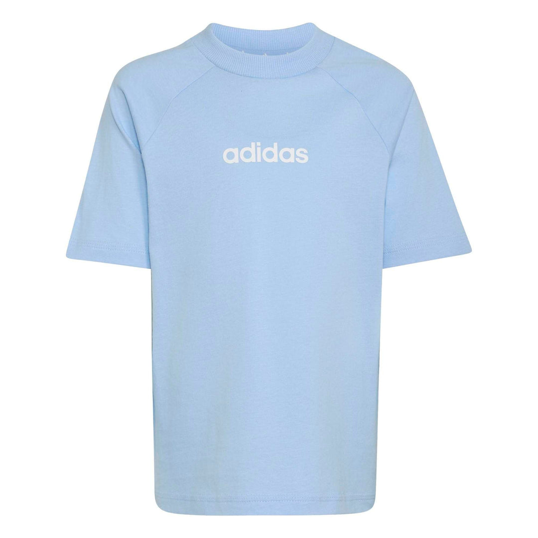 adidas Lk Lin Tee 160 - globlu/white