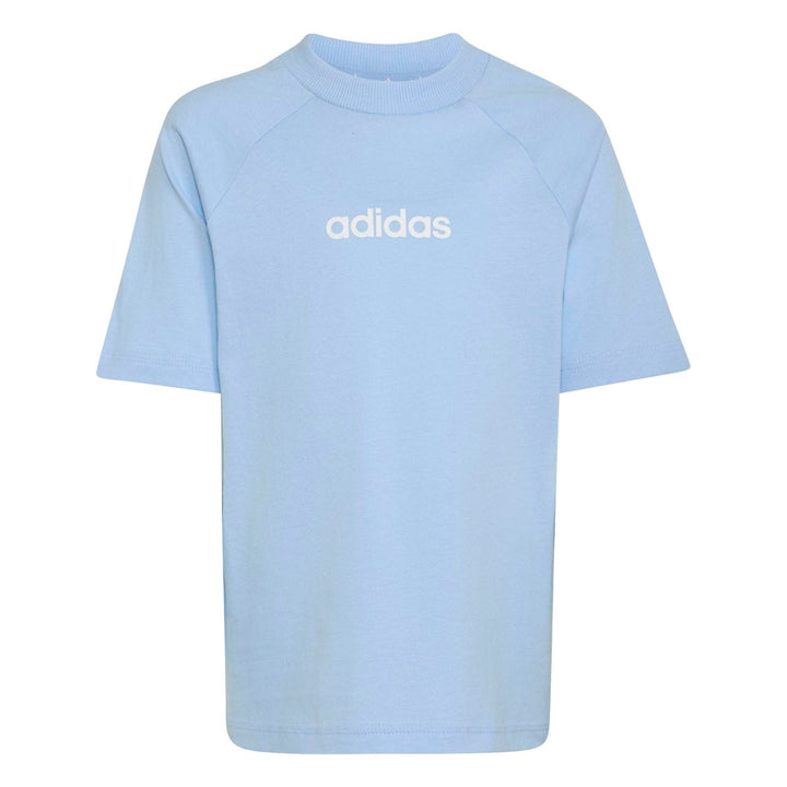 adidas Lk Lin Tee 160 - globlu/white