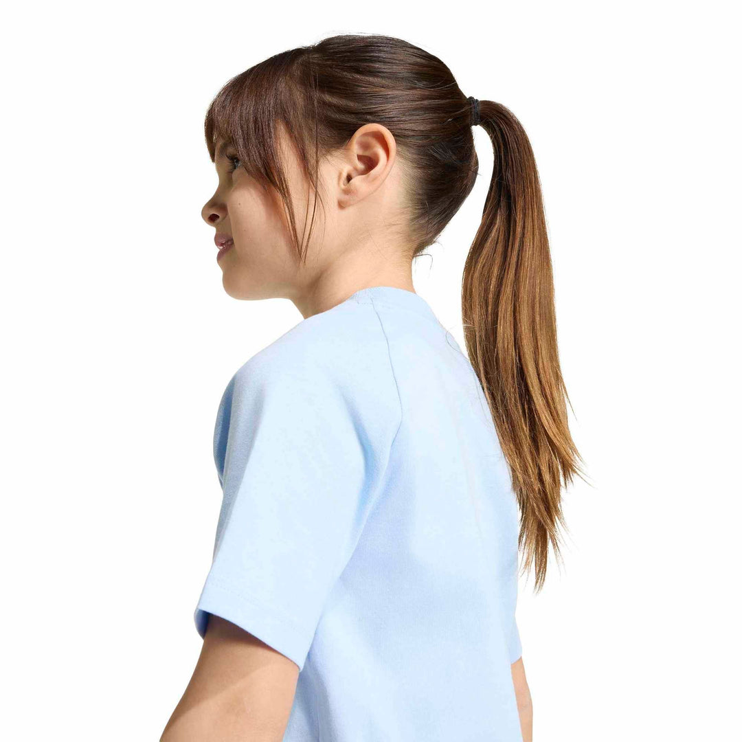 adidas Lk Lin Tee 160 - globlu/white