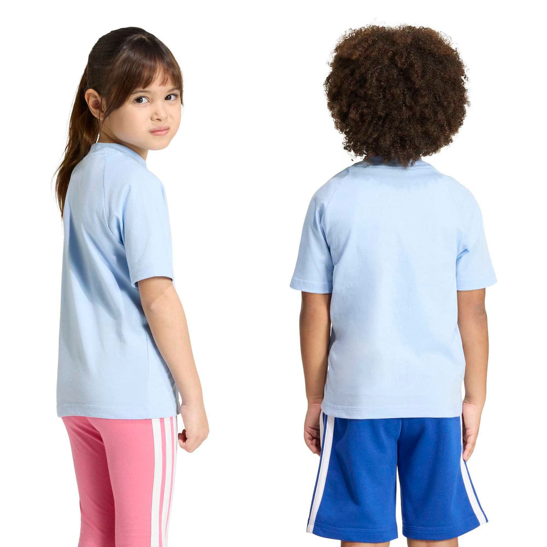 adidas Lk Lin Tee 160 - globlu/white